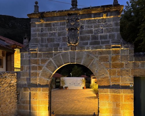 Sovilla, arco entrada 